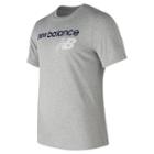 New Balance 73581 Men's Nb Athletics Main Logo Tee - Grey (mt73581ag)