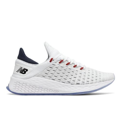 New Balance Fresh Foam Lazr V2 Hypoknit Men's Neutral Cushioned Shoes - White/red (mlzhklw2)