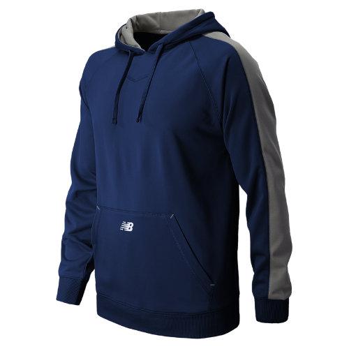 New Balance 8805 Men's Performance Fleece Baseball Hoodie - Team Navy/athletic Grey (tmuj8805tnv)