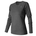 New Balance 63134 Women's Heathered Long Sleeve Tee - (wt63134)