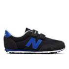 New Balance 410 Hook And Loop Kids Grade School Lifestyle Shoes - Black/blue (ke410cky)