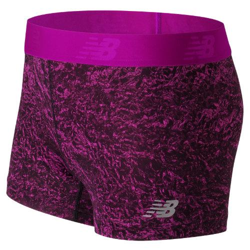 New Balance 71127 Women's Accelerate Printed Hot Short - Pink (ws71127pku)