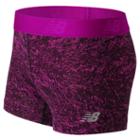 New Balance 71127 Women's Accelerate Printed Hot Short - Pink (ws71127pku)