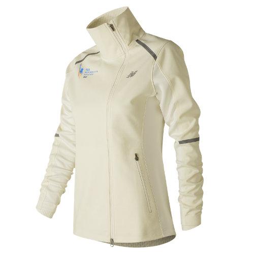 New Balance 73218 Women's Nyc Marathon Windblocker Jacket - Off White (wj73218vsst)