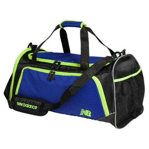 New Balance Men's & Women's Passport Duffle - Blue, Black, Hi-lite (nb-1411bl)