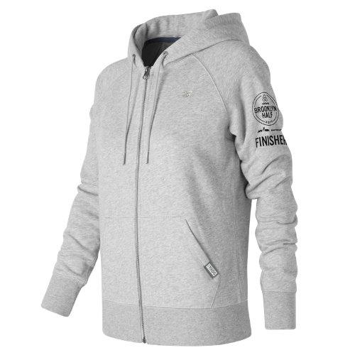 New Balance 63550 Women's Brooklyn Half Finisher Hoodie - Grey (wj63550vagw)