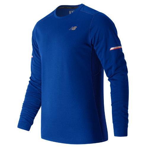 New Balance 63224 Men's Nb Ice Long Sleeve - Blue (mt63224trr)