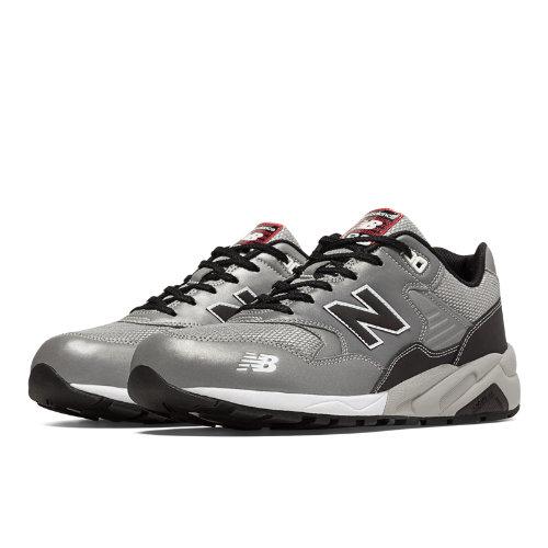 New Balance 580 Elite Edition Pinball Men's Elite Edition Shoes - Silver/black (mrt580bh)