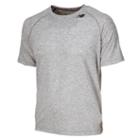 New Balance 3103 Men's Short Sleeve Tech Shirt - Heather Grey (tmmt3103hg)