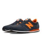 New Balance 420 70s Running Men's Running Classics Shoes - Navy, Orange (u420snyn)