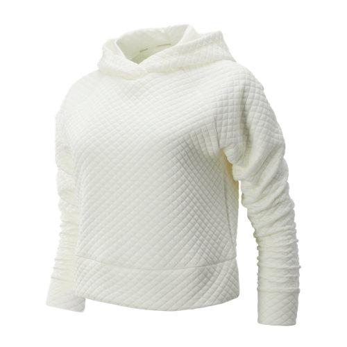 New Balance 93119 Women's Nb Heat Loft Hoodie - Off White (wt93119sst)
