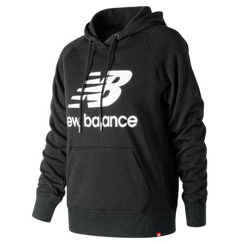 New Balance 91523 Women's Essentials Pullover Hoodie - Black (wt91523bk)