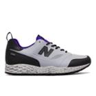 New Balance Fresh Foam Trailbuster Men's Outdoor Sport Style Sneakers Shoes - Grey/purple (mfltbgp)