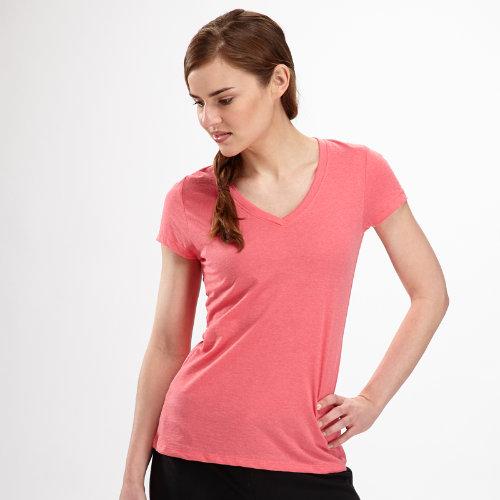 New Balance 4192 Women's V Neck Tee - Watermelon (wet4192wtm)
