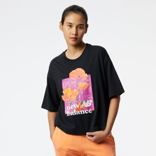 New Balance Women's Nb Essentials Super Bloom Tee