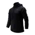 New Balance 93001 Men's Nb Heat Loft Full Zip Hooded Jacket - Black (mj93001bk)