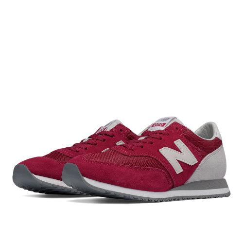 620 New Balance Women's Running Classics Shoes - Burgundy/white (cw620cb)