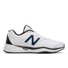 New Balance 824 Trainer Men's Everyday Trainers Shoes - White/black/blue (mx824wb1)