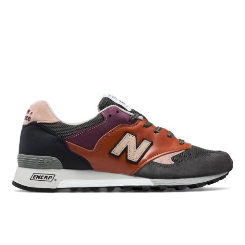 New Balance 577 Made In Uk Surplus Men's Made In Uk Shoes - Tan/grey/orange (m577sp)