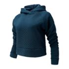 New Balance 93119 Women's Nb Heat Loft Hoodie - Green (wt93119scr)