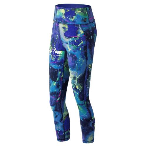 New Balance 71153 Women's United Half High Rise Transform Printed Crop - (wp71153b)