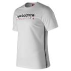 New Balance 91560 Men's Nb Athletics Side Stripe Tee - White (mt91560wt)