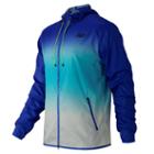 New Balance 61041 Men's Windcheater Hybrid Jacket - Blue (mj61041pc)