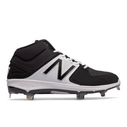 New Balance Mid-cut 3000v3 Metal Cleat Men's Mid-cut Cleats Shoes - Black/white (m3000bk3)