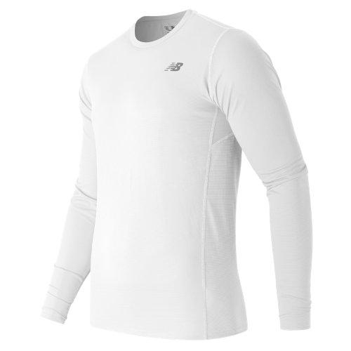 New Balance 53060 Men's Accelerate Long Sleeve - White (mt53060wt)
