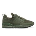 New Balance 574 Sport Kids Grade School Lifestyle Shoes - Green (kfl574sg)