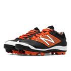 New Balance Rubber 4040v3 Kids Sports Shoes - Black/orange (j4040bo3)