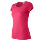 New Balance 53141 Women's Accelerate Short Sleeve - Pink (wt53141akk)