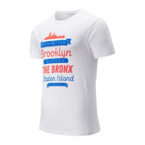 New Balance 93601 Men's Nyc Boroughs Tee - White (mt93601qwt)