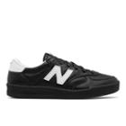 New Balance 300 Leather Men's Court Classics Shoes - Black/silver (crt300la)