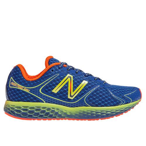 New Balance Fresh Foam 980 Men's Neutral Cushioning Shoes - Blue, Green Gecko, Neon Orange (m980by)