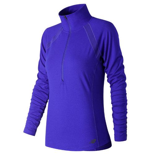 New Balance 81114 Women's Anticipate Half Zip - Blue (wt81114uvb)
