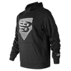 New Balance 73704 Men's Baseball Shift Perf Hoodie - Black (mt73704tbk)