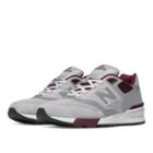 New Balance 597 90s Traditional Men's Running Classics Shoes - Grey/red (ml597noa)
