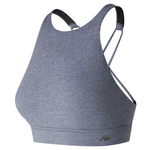 New Balance 71451 Women's Studio Crop Top - Purple (wt71451dch)