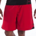 New Balance 3161 Men's Momentum Training Short - Barbados Cherry, Black (mfs3161bcy)
