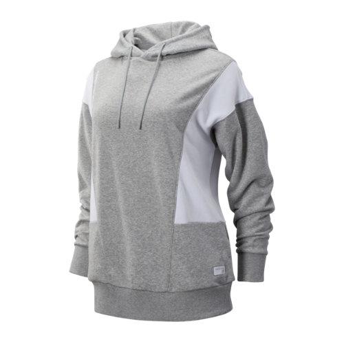 New Balance 93504 Women's Nb Athletics Classic Hoodie - Grey/white (wt93504ag)