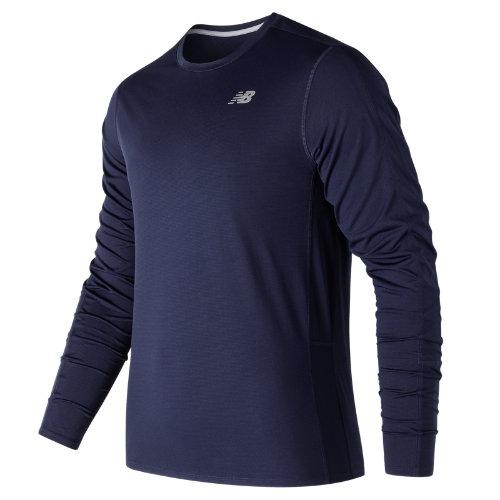 New Balance 73063 Men's Accelerate Long Sleeve - Navy (mt73063pgm)