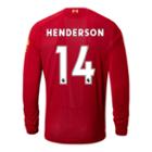 New Balance 939853 Men's Liverpool Fc Home Ls Jersey Henderson No Epl Patch - (mt939853-14nh)