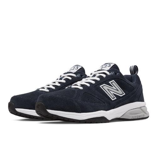 New Balance 623v3 Men's Everyday Trainers Shoes - Navy, Off White (mx623ns3)