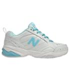 New Balance 624 Women's Everyday Trainers Shoes - White, Light Blue (wx624wb2)