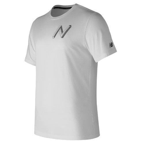 New Balance 73732 Men's Lacrosse 5050 Infinite Tee - White (mt73732wt)
