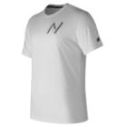 New Balance 73732 Men's Lacrosse 5050 Infinite Tee - White (mt73732wt)