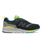 New Balance 997h Kids Grade School Lifestyle Shoes - Black/green (gr997hcx)