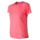 New Balance 91233 Women's Seasonless Short Sleeve - Pink (wt91233gua)