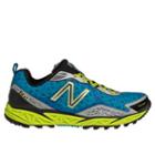 New Balance 910 Men's Trail Running Shoes - Blue Atoll, Hi Viz Yellow, Alloy (mt910bg)